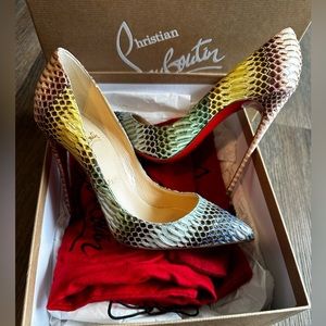 Christian Louboutin: PIGALLE FOLLIES WATERSNAKE DEGRADE